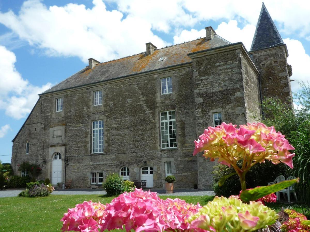 Manoir De La Riviere Bed and Breakfast Géfosse-Fontenay Exteriör bild