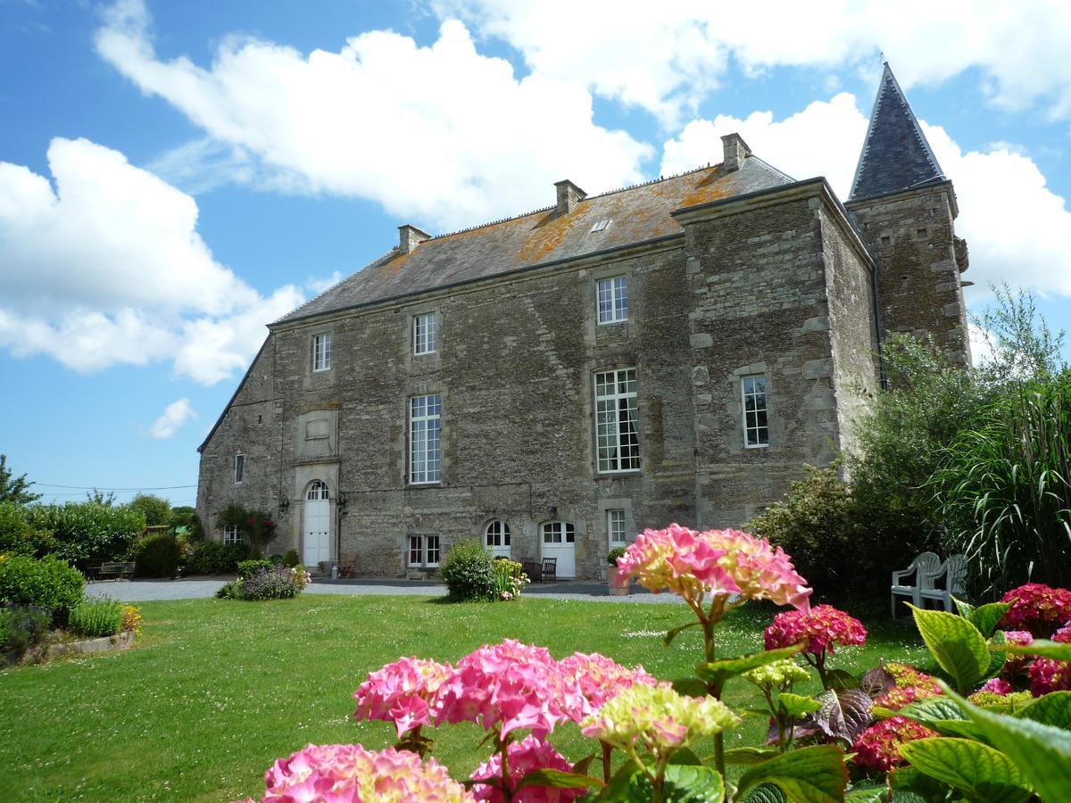 Manoir De La Riviere Bed and Breakfast Géfosse-Fontenay Exteriör bild